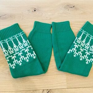 Women's Tory Burch Merino Fair Isle Leg Warmers